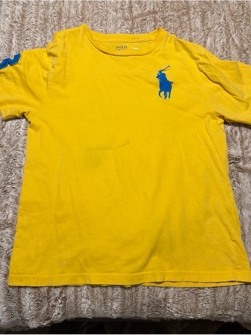 Polo by Ralph Lauren Bright Yellow Tee with Blue Pony